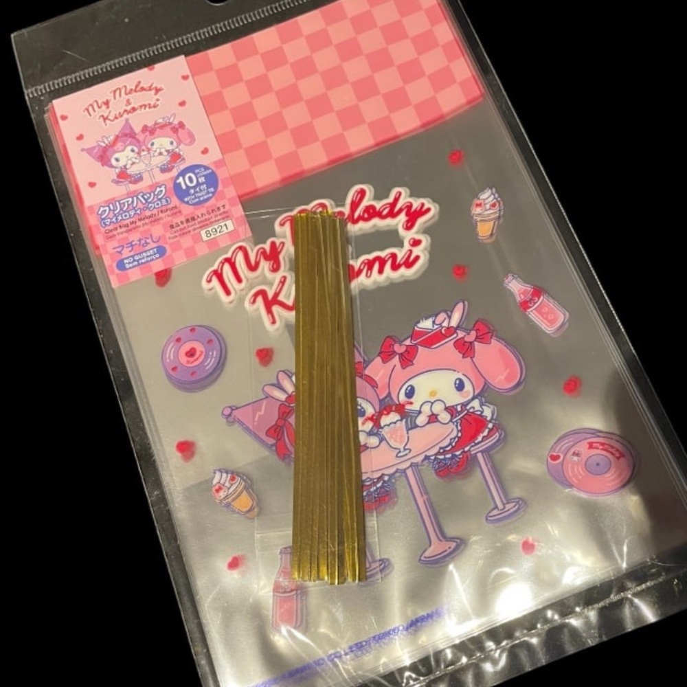 Cute Kawaii Sanrio My Melody Cellophane Gift Bags